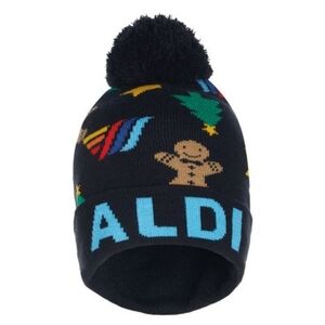 Aldi Gear Holiday Pom Knit Beanie